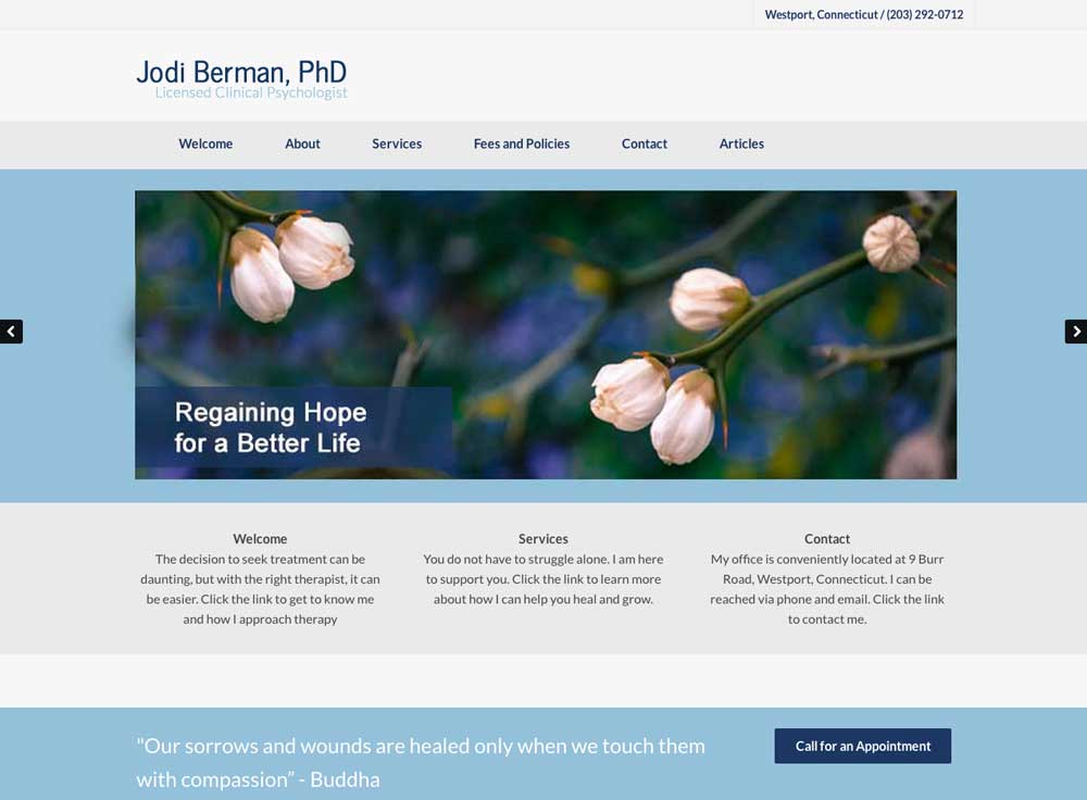 Therapy Websites | Weston Graphics